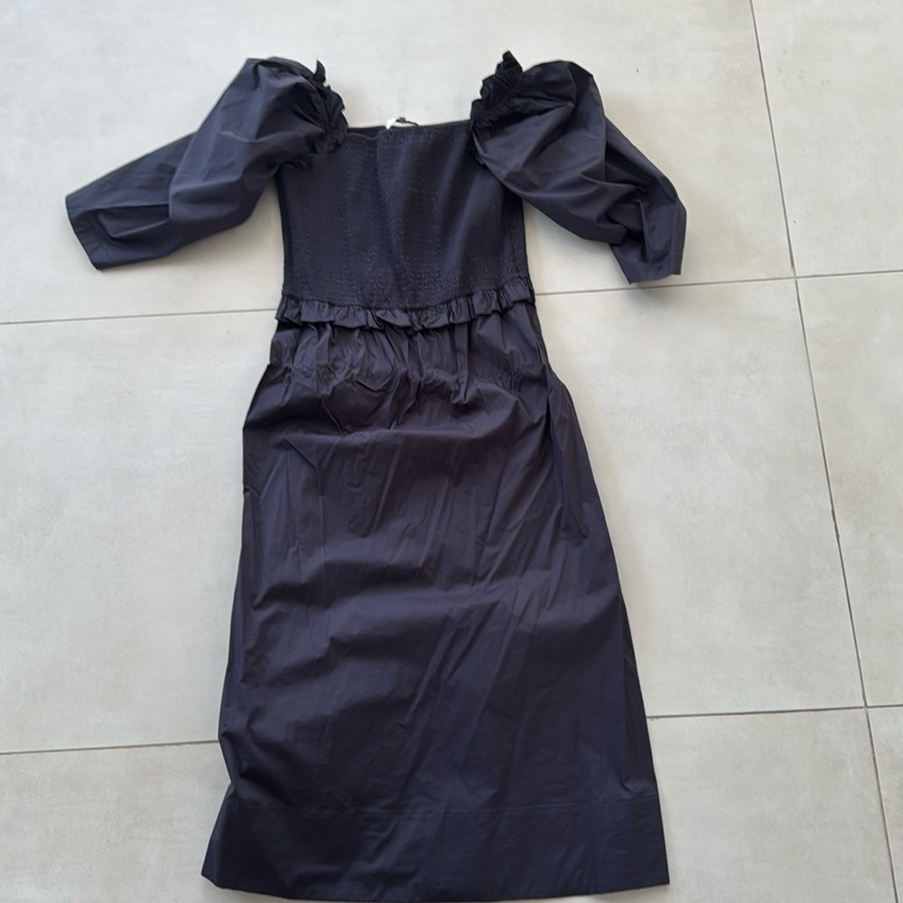 Blue dress With puff sleeves (Sea New York)